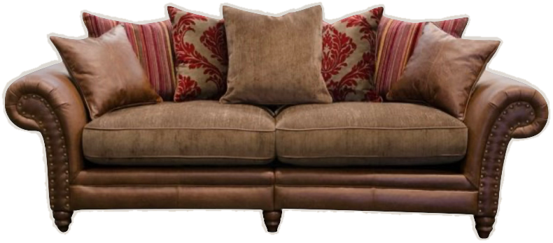 brown sofa