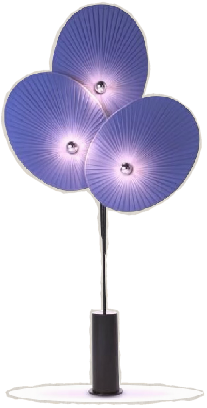 purple lamp